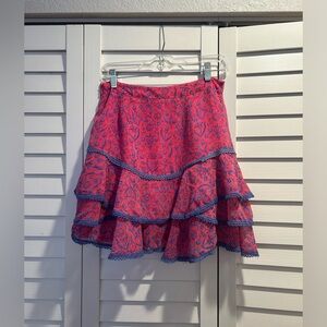 Allison New York pink high waist mini skirt